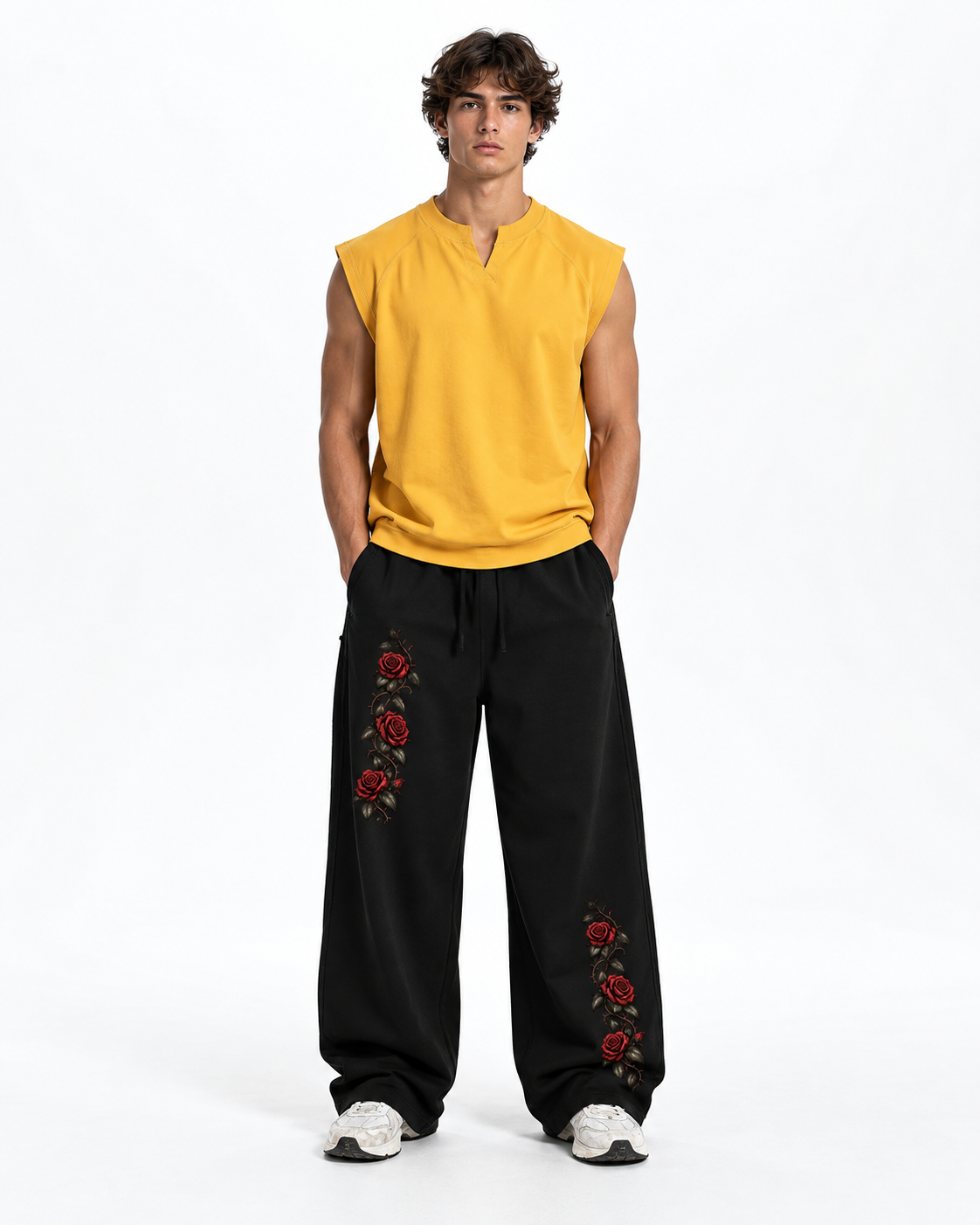 Yellow Tank & Rose Sweats — MRKD First Release
